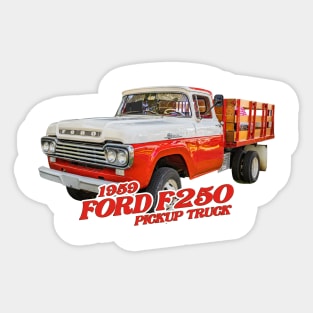 1959 Ford F250 Pickup Truck Sticker